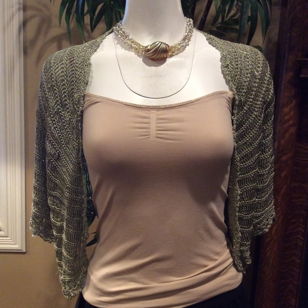 Sage green shrug